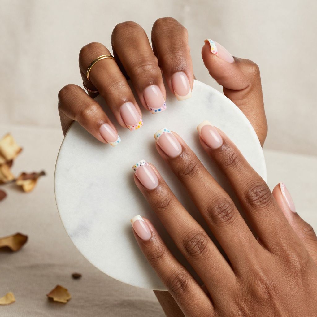 Cute Short Nail Ideas Black Girl 15