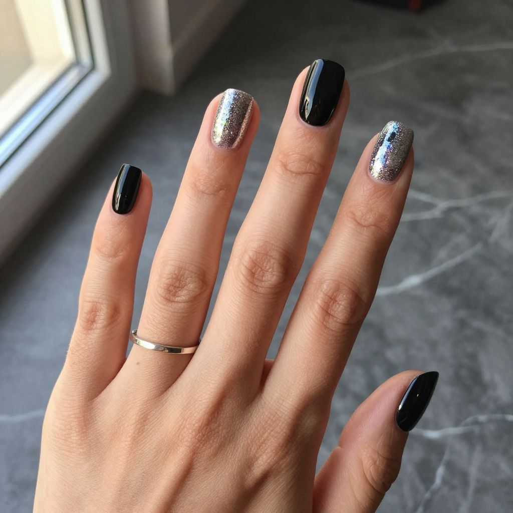 Black Nail Design Ideas