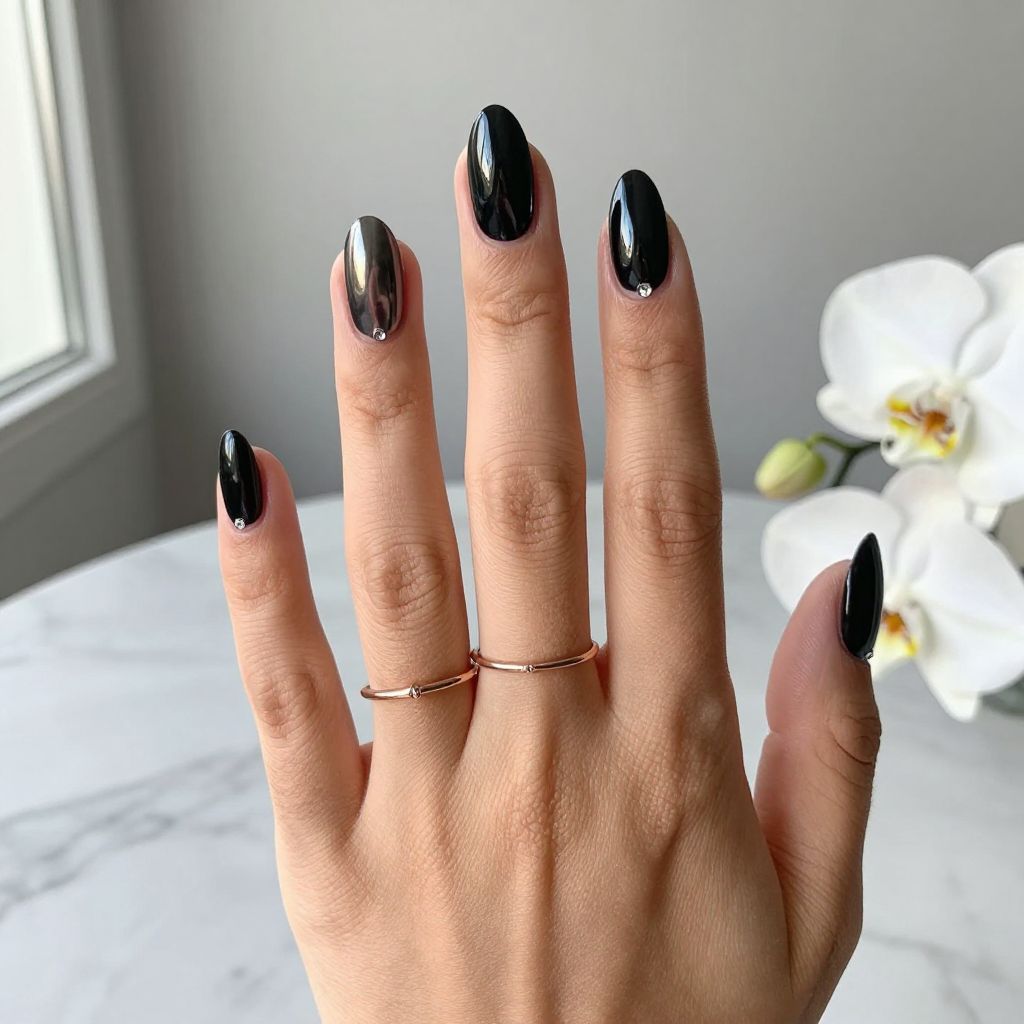 Black Nail Design Ideas