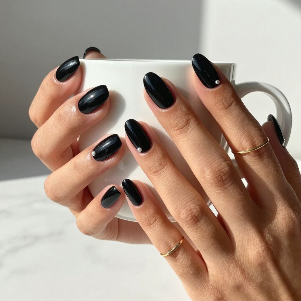Black Nail Design Ideas