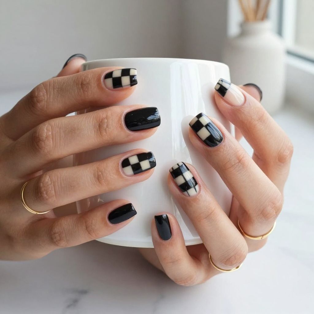 Black Nail Design Ideas