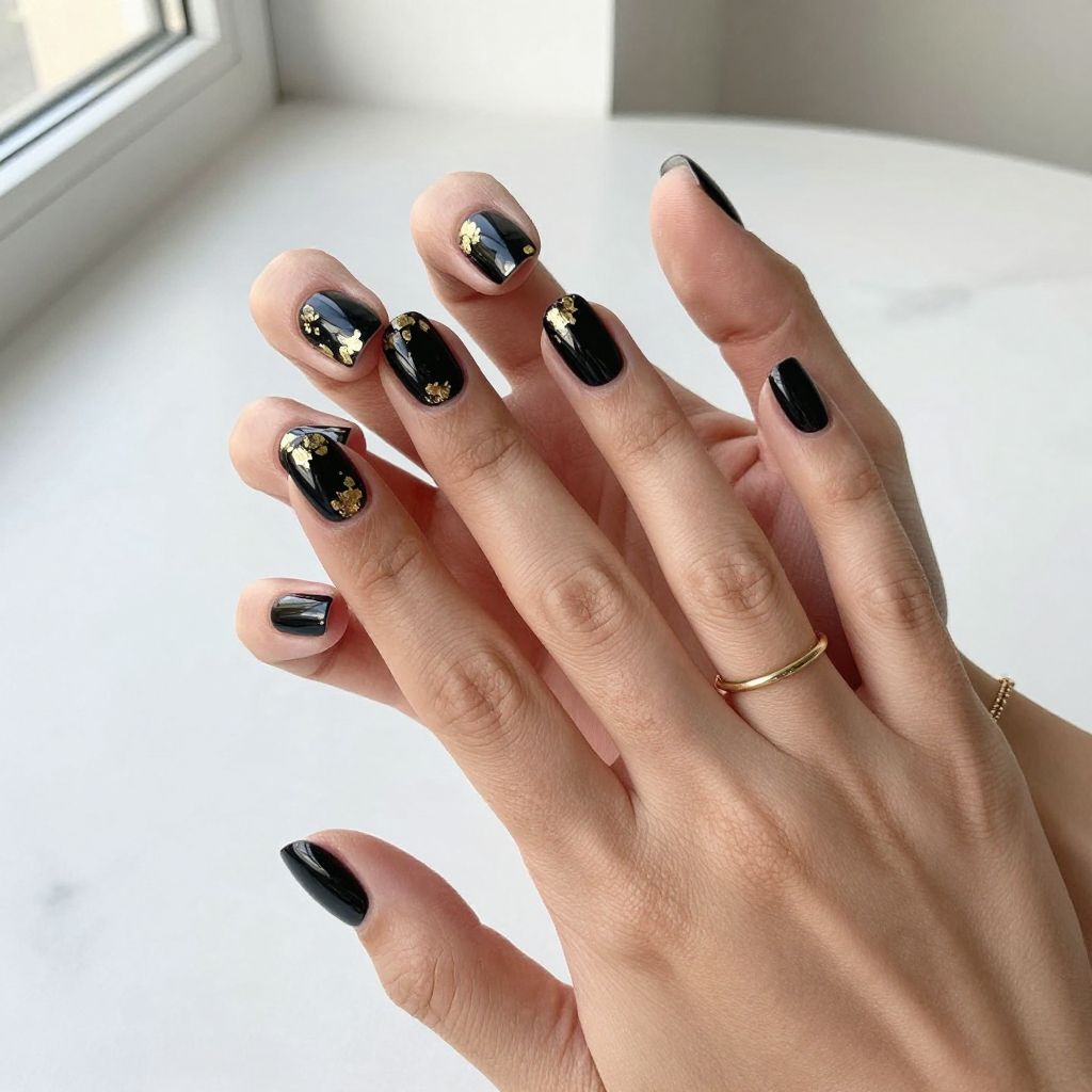 Black Nail Design Ideas