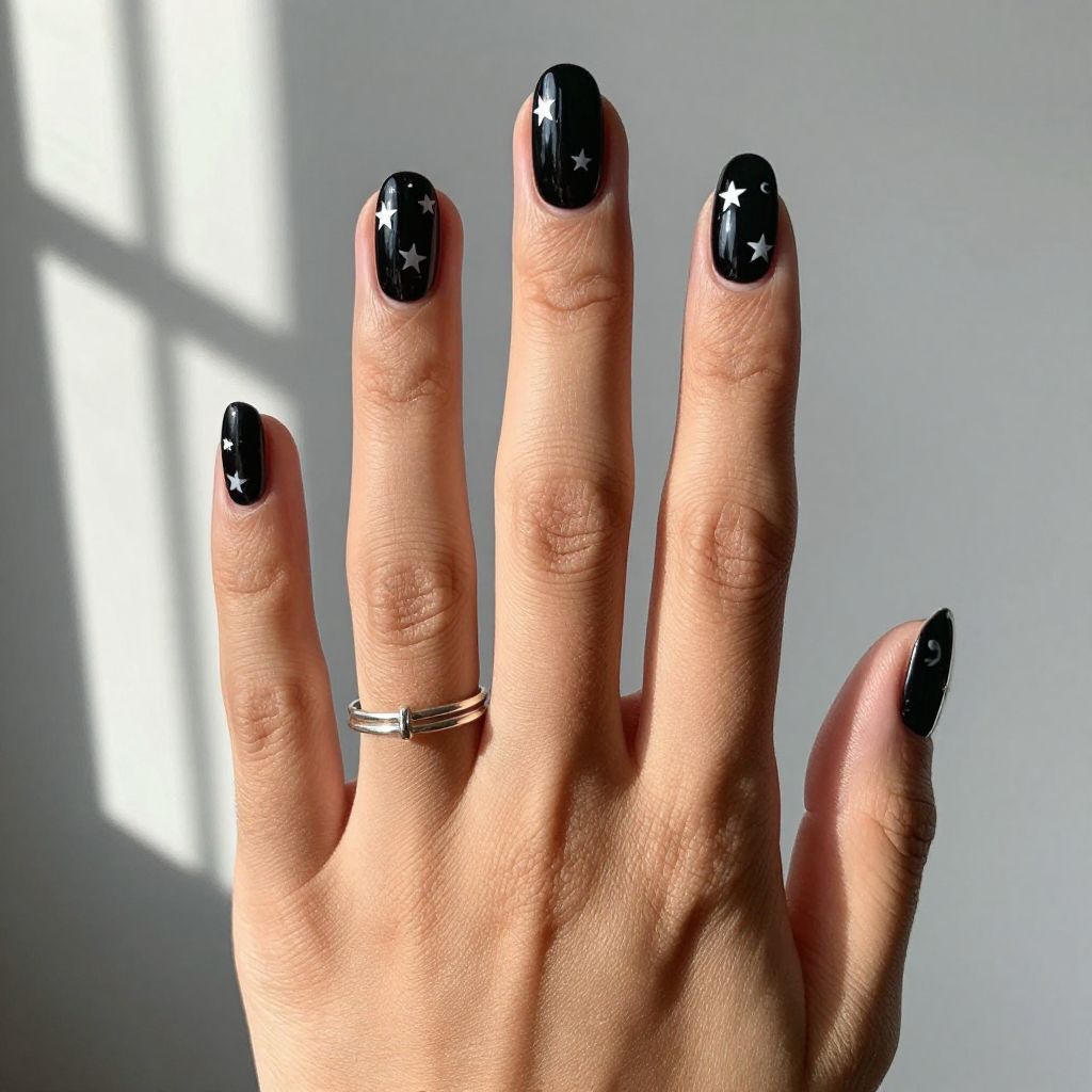 Black Nail Design Ideas