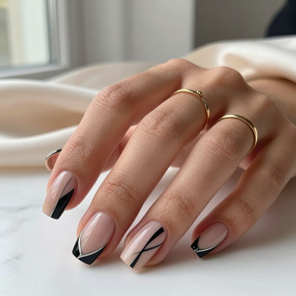 Black Nail Design Ideas