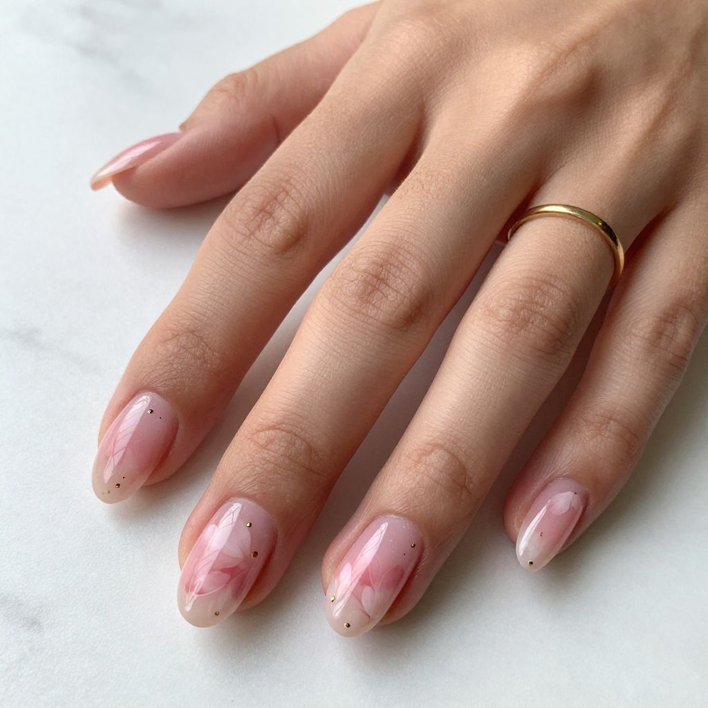 Soft Pink Petal Bloom