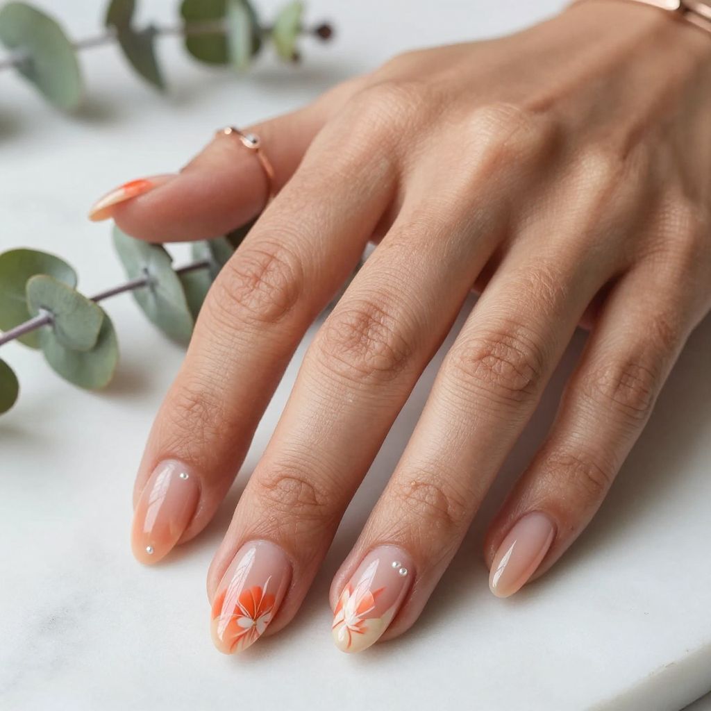 Peach Sorbet Petals