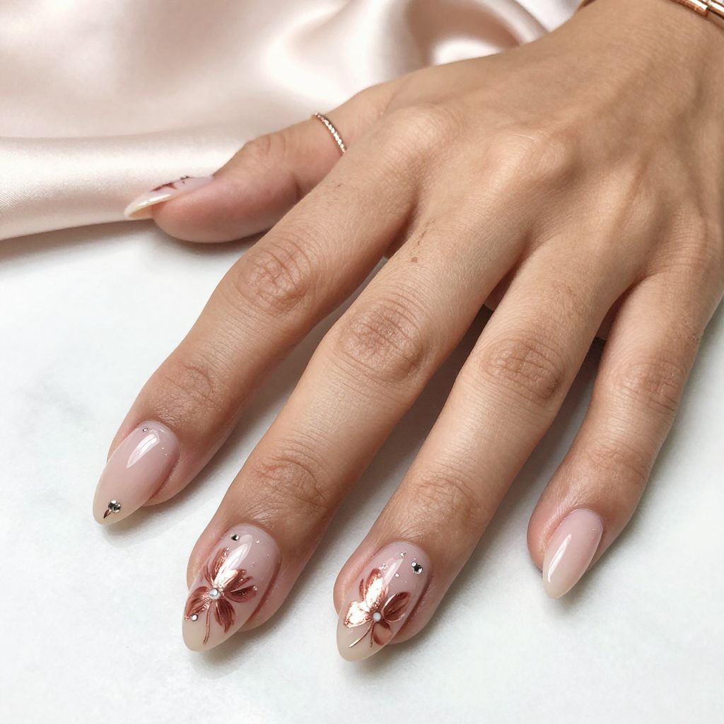 Rose Gold Bloom Luxe