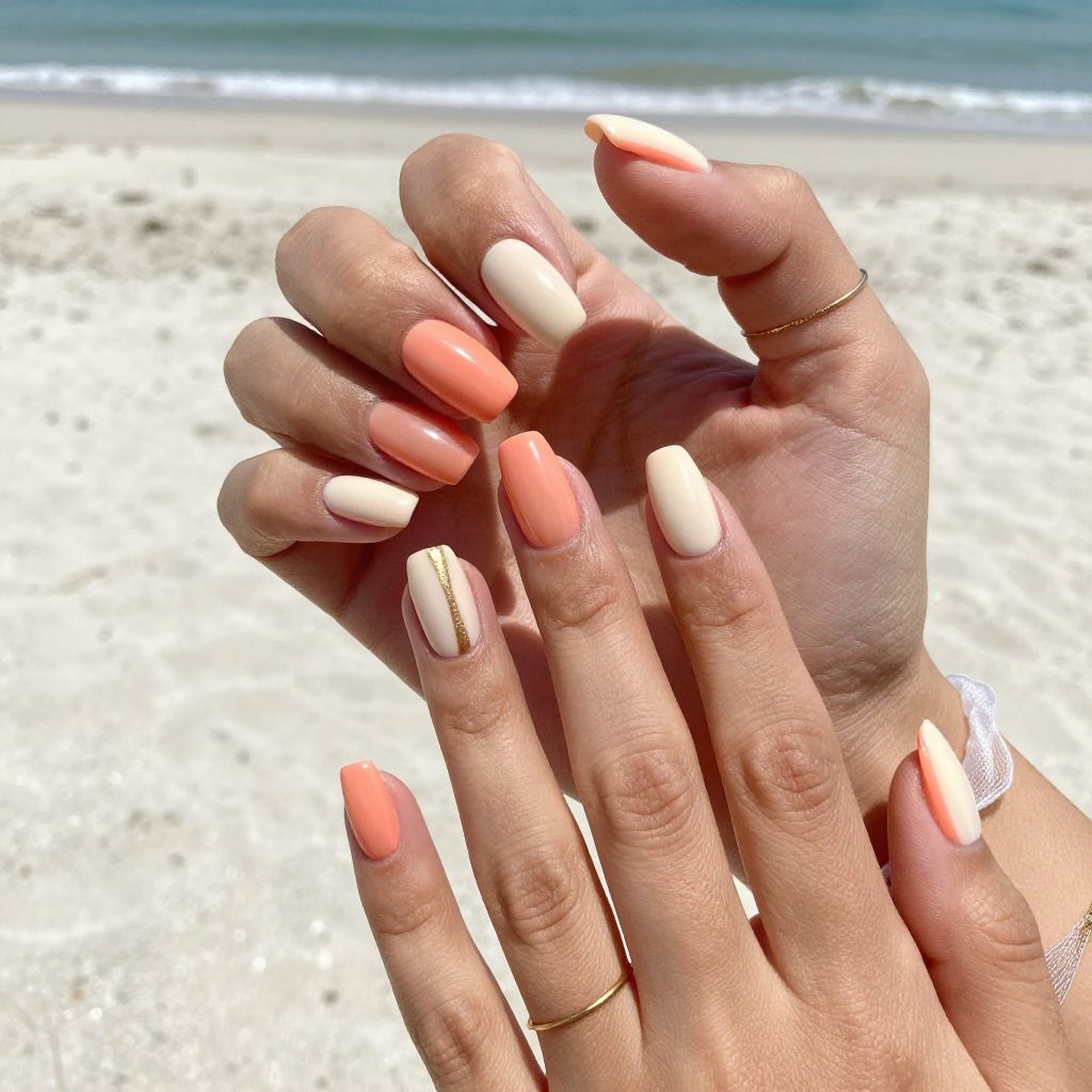 Pale Coral Cream