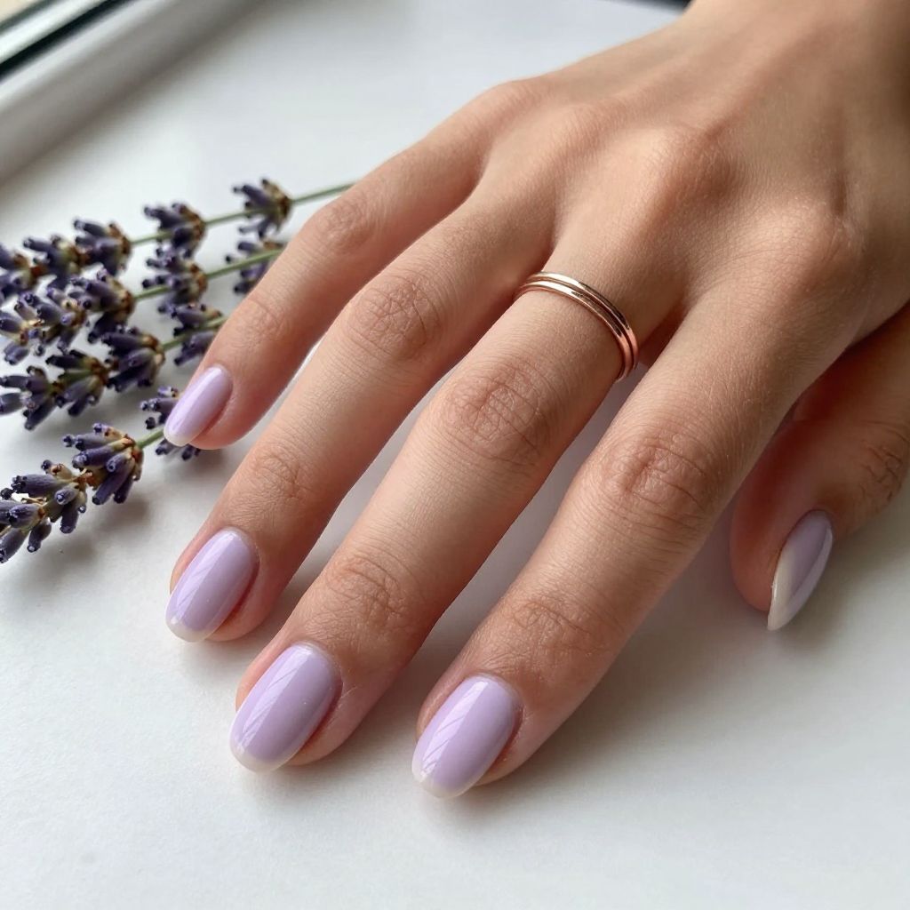 Pale Lilac Minimalist