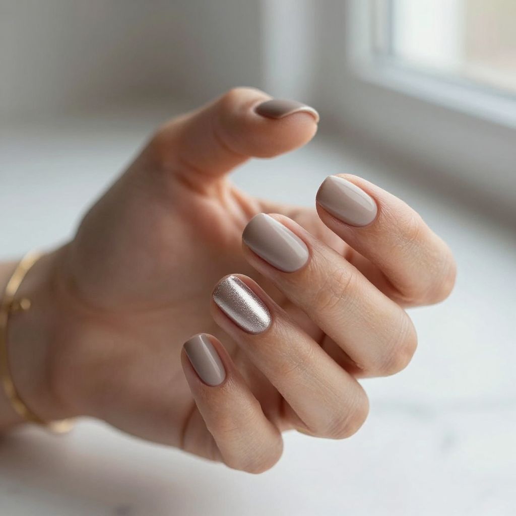 Soft Taupe Satin