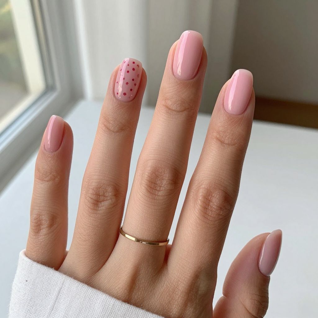 Cute Nail Ideas For Summer - Strawberry Milk Nails