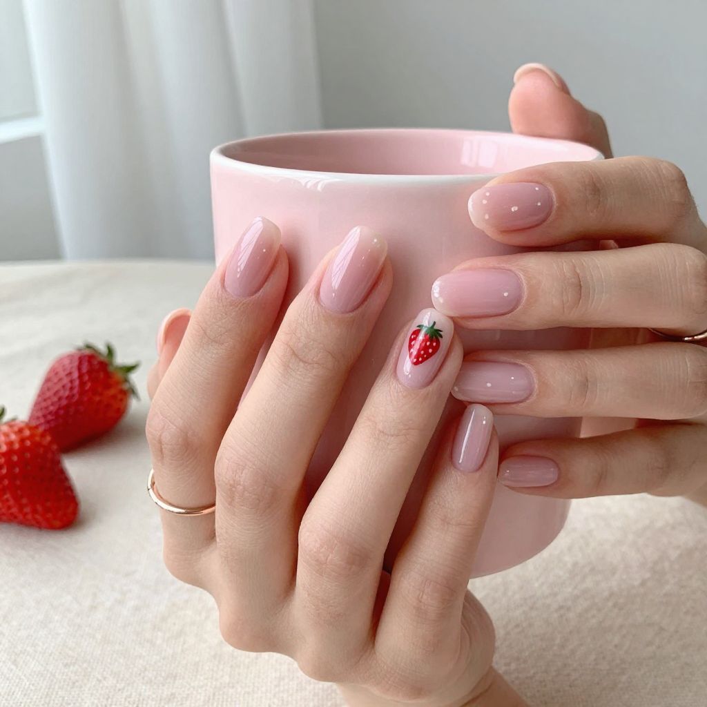 Strawberry Milk Short Almonds