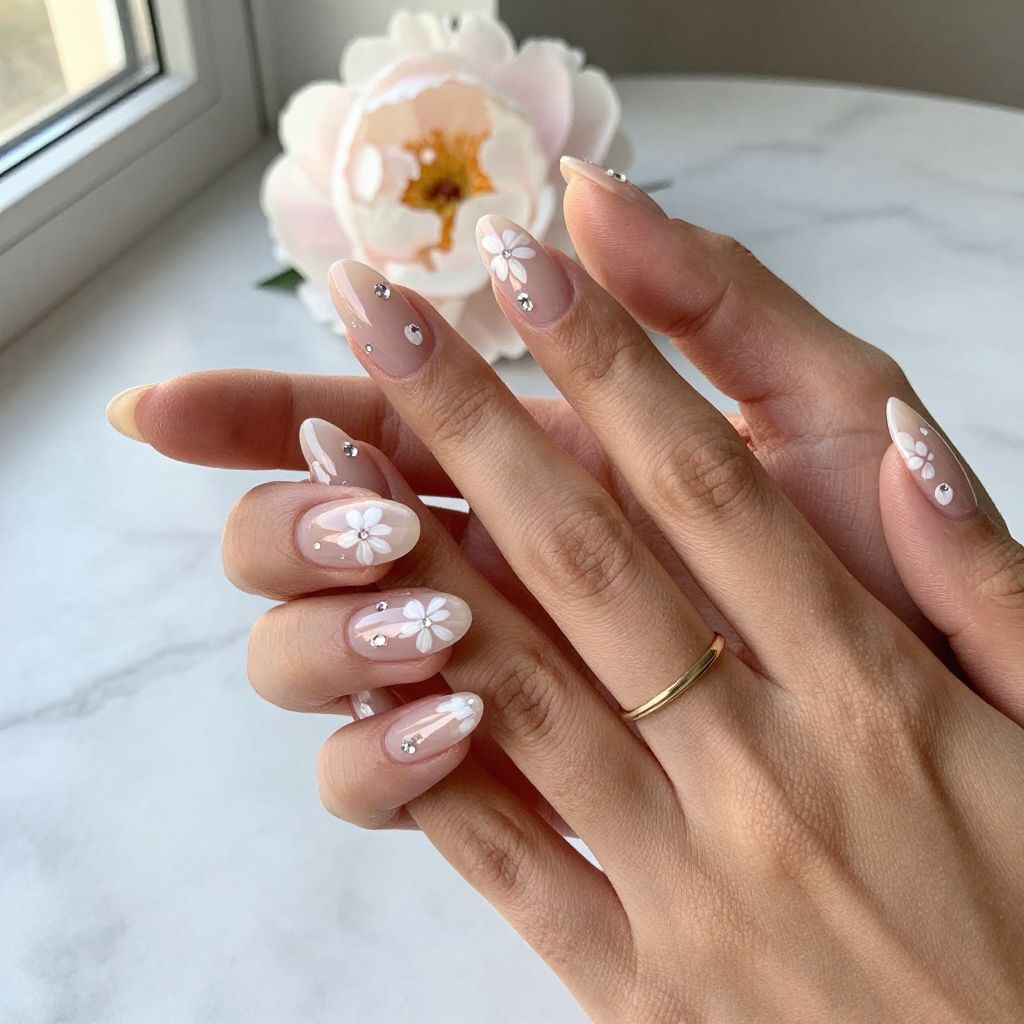 Clean White Florals