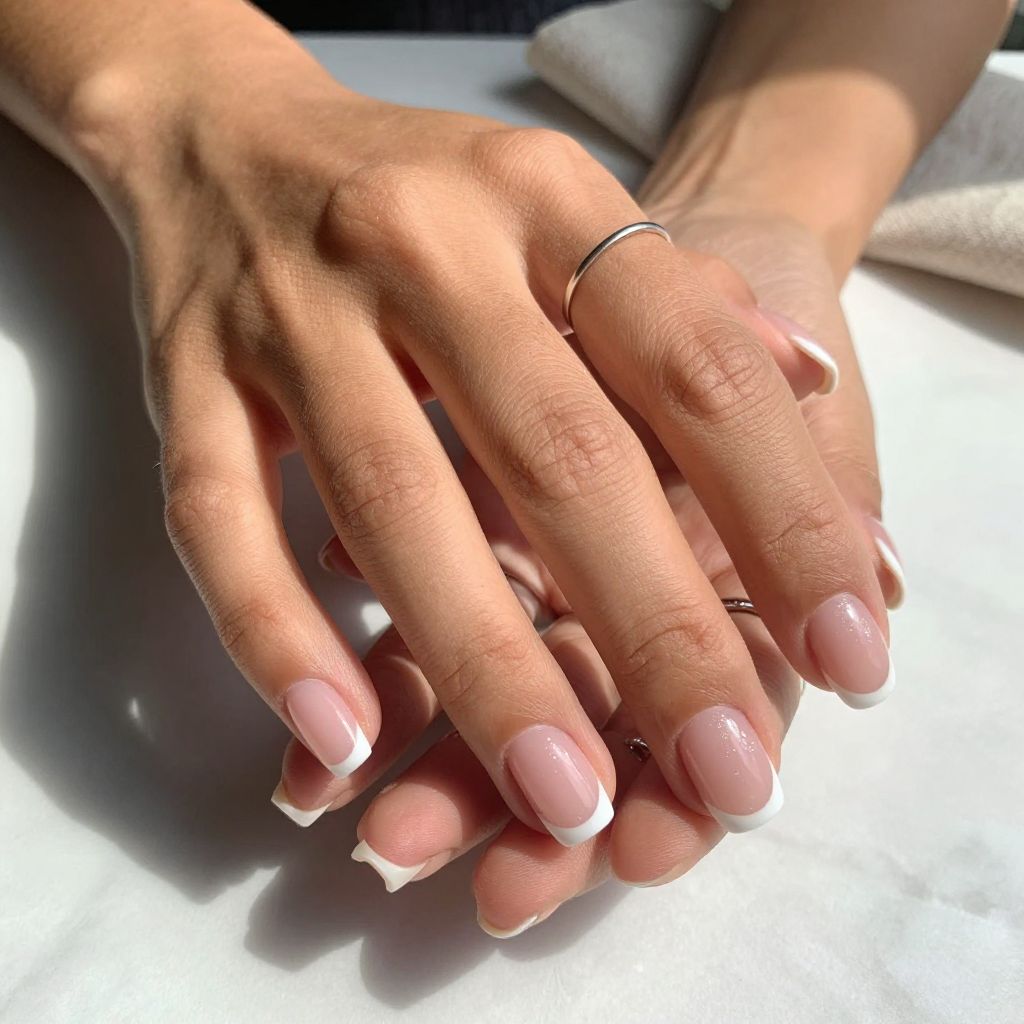 Short Micro French Tips