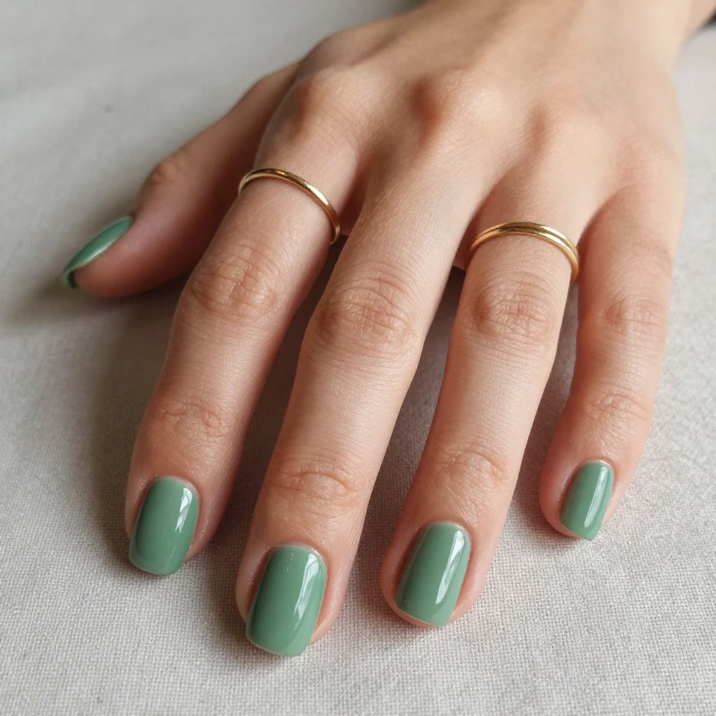Glossy Sage Minimalism