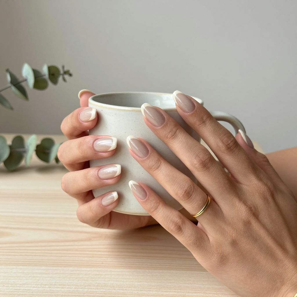 Creamy Latte Nails