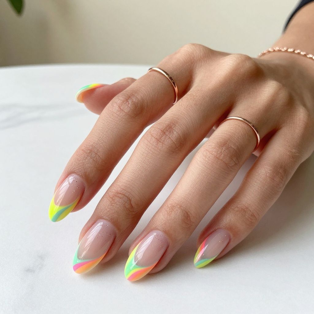 Neon Nail Ideas 13