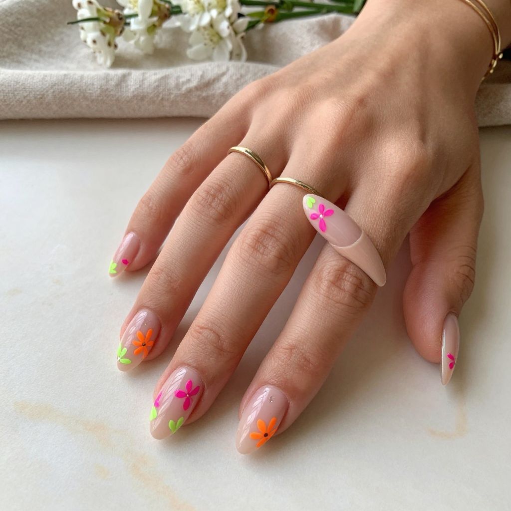 Neon Nail Ideas 6
