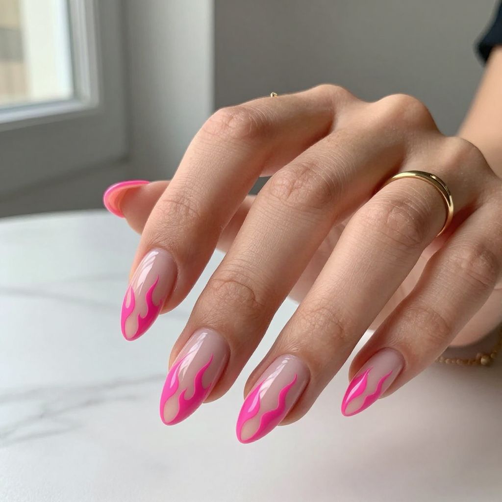 Pink Flame Tips