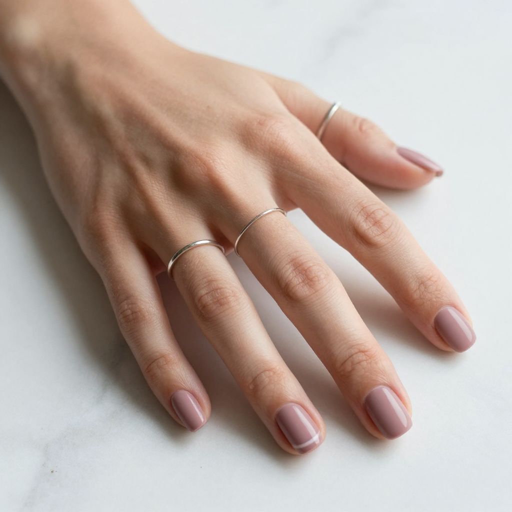 Matte Mauve Pink Squares