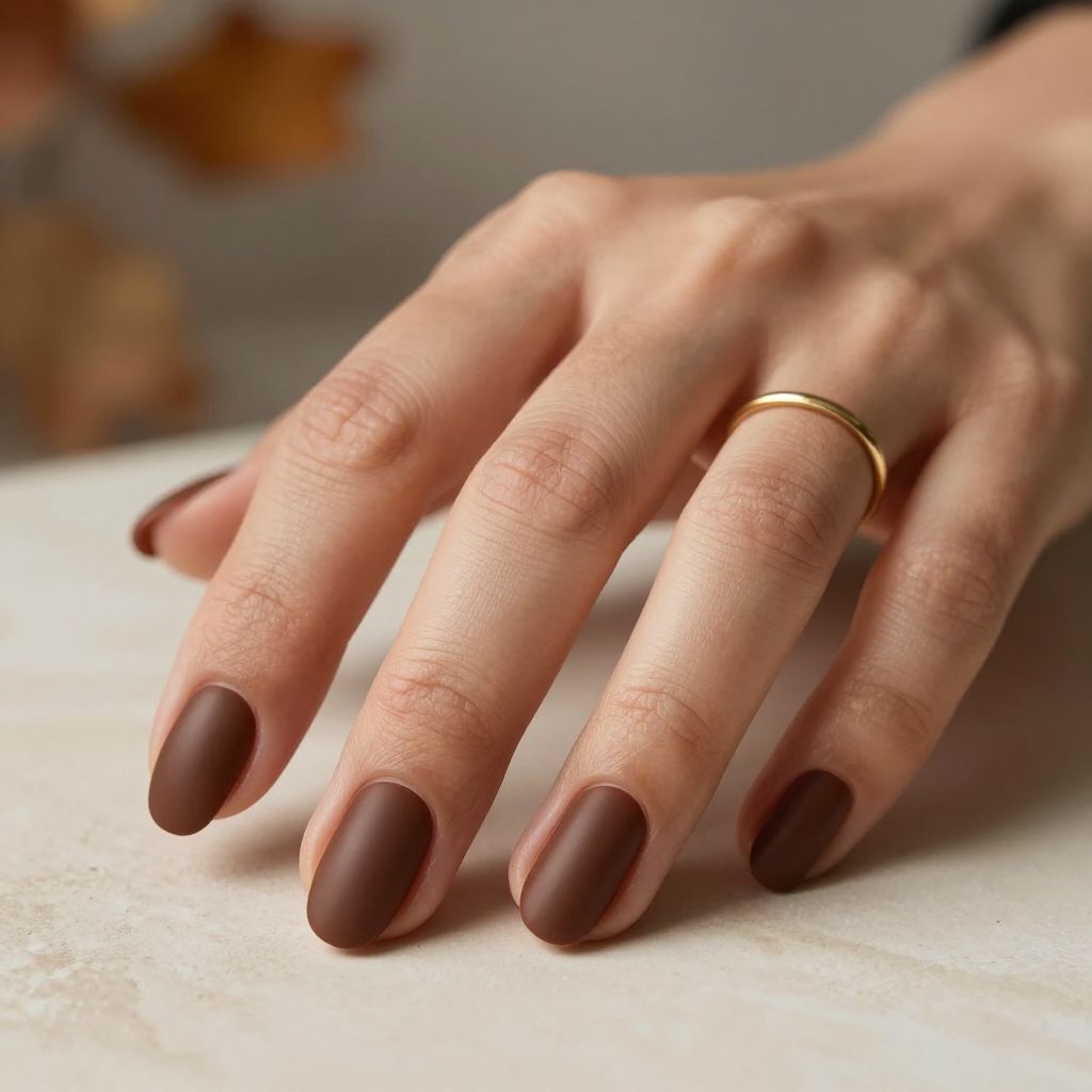 Matte Cocoa Short Almond