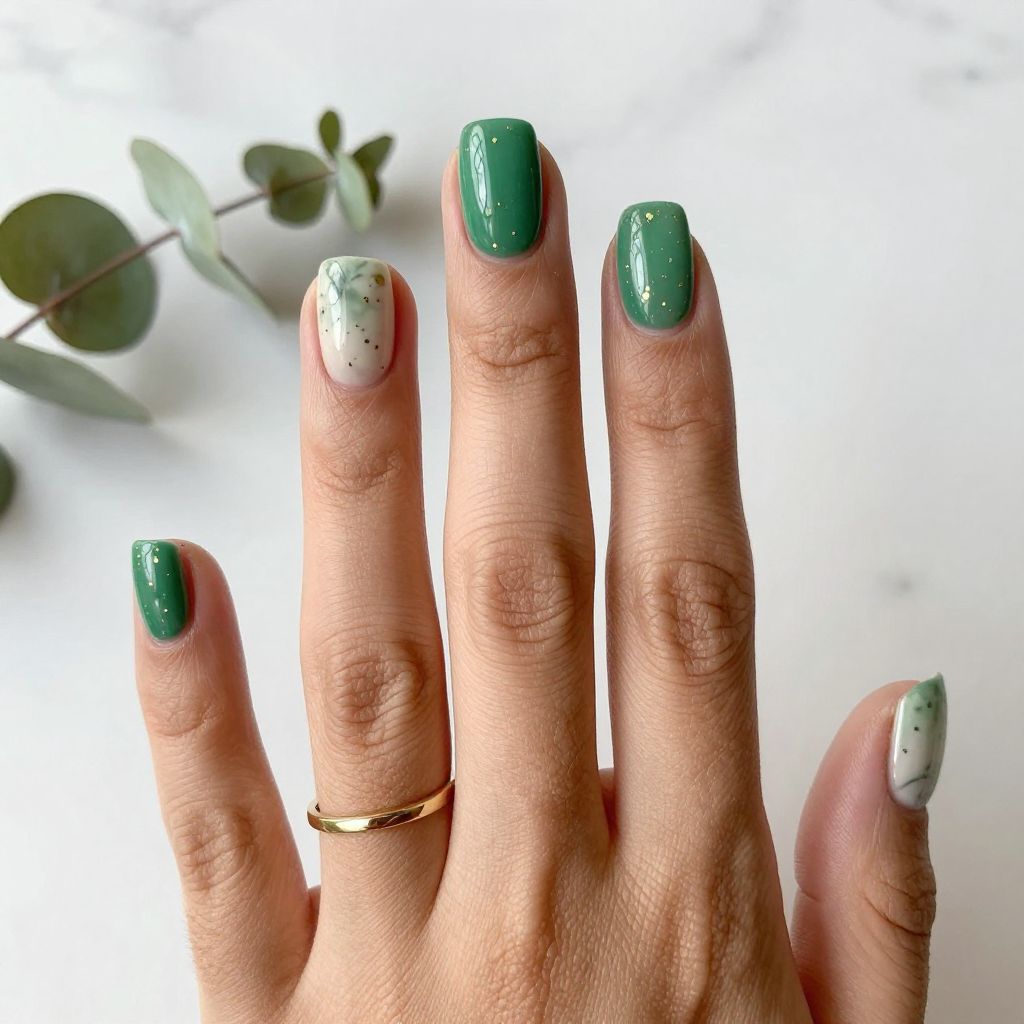 Short Square Nail Ideas 8