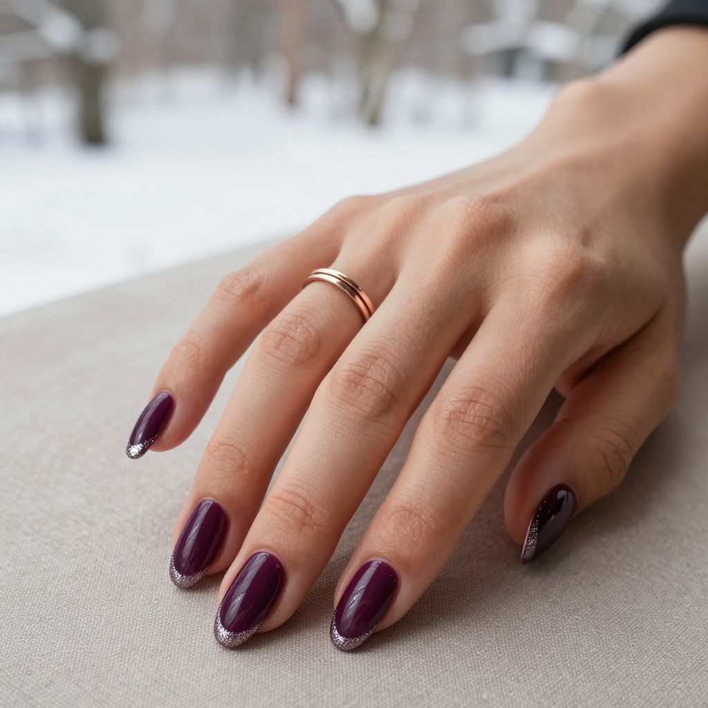 Simple Christmas Nail Ideas image 10
