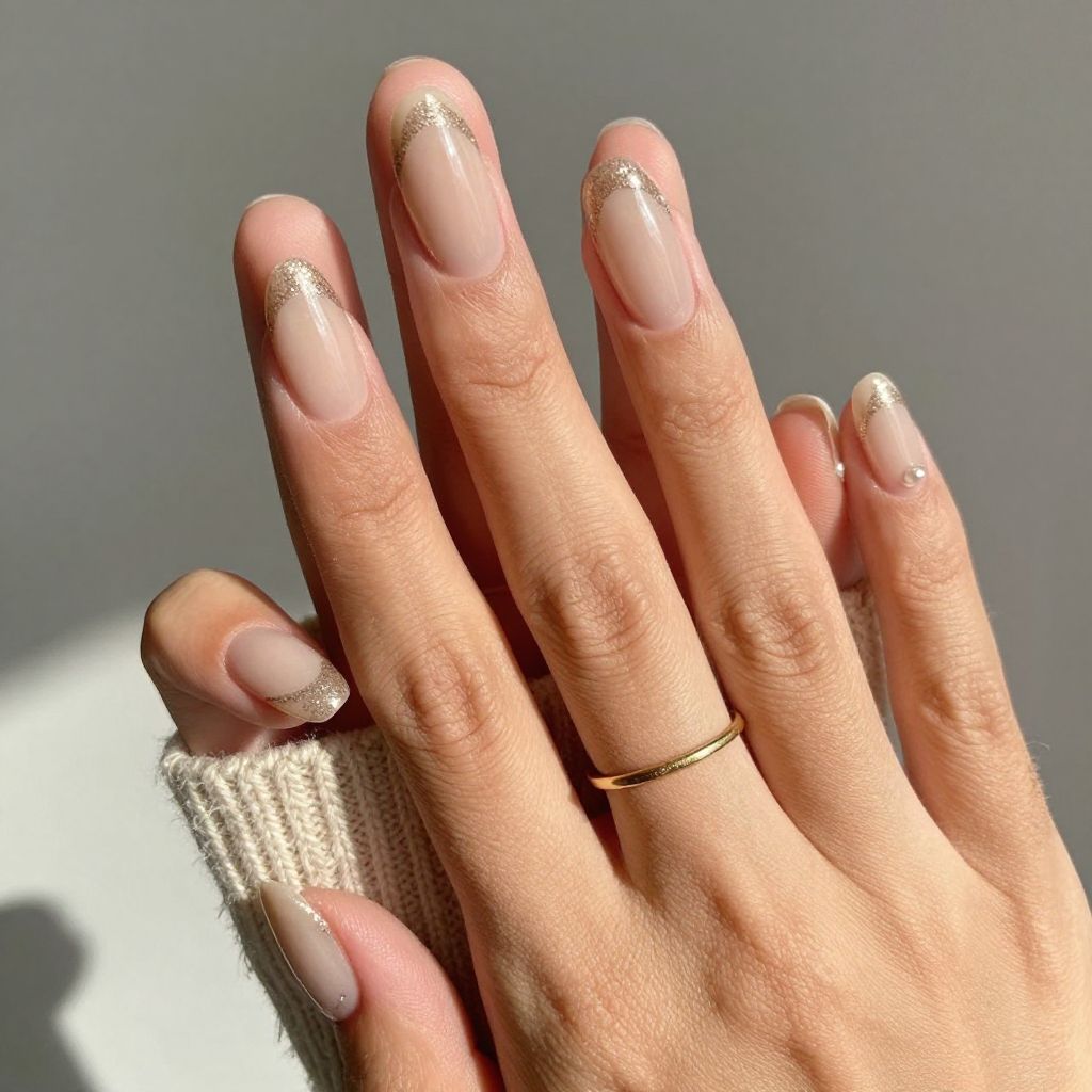 Simple Christmas Nail Ideas image 8