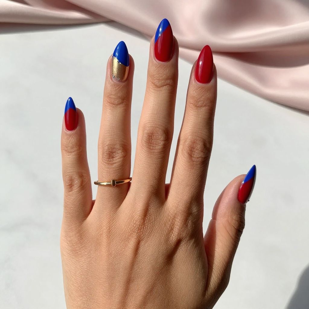 Classic Red Stiletto Nails