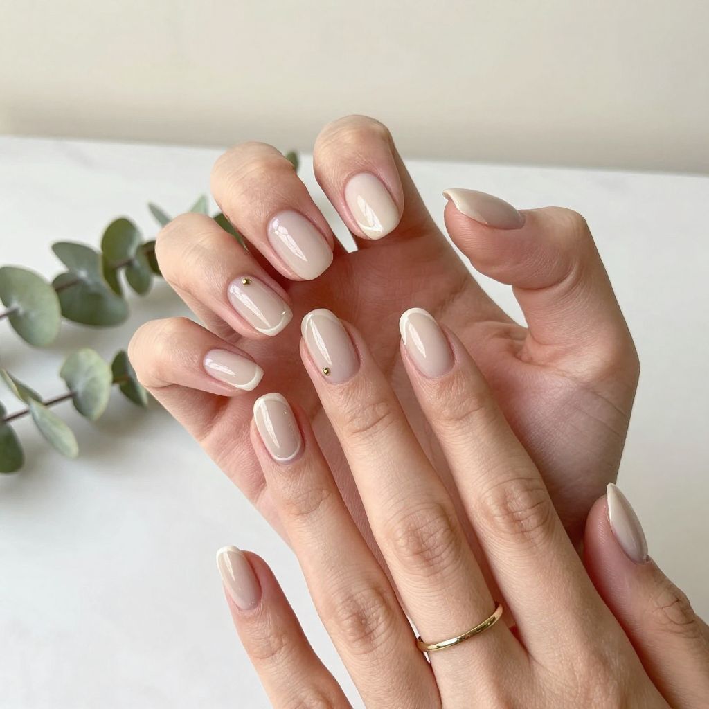 Clean Girl Beige Nails
