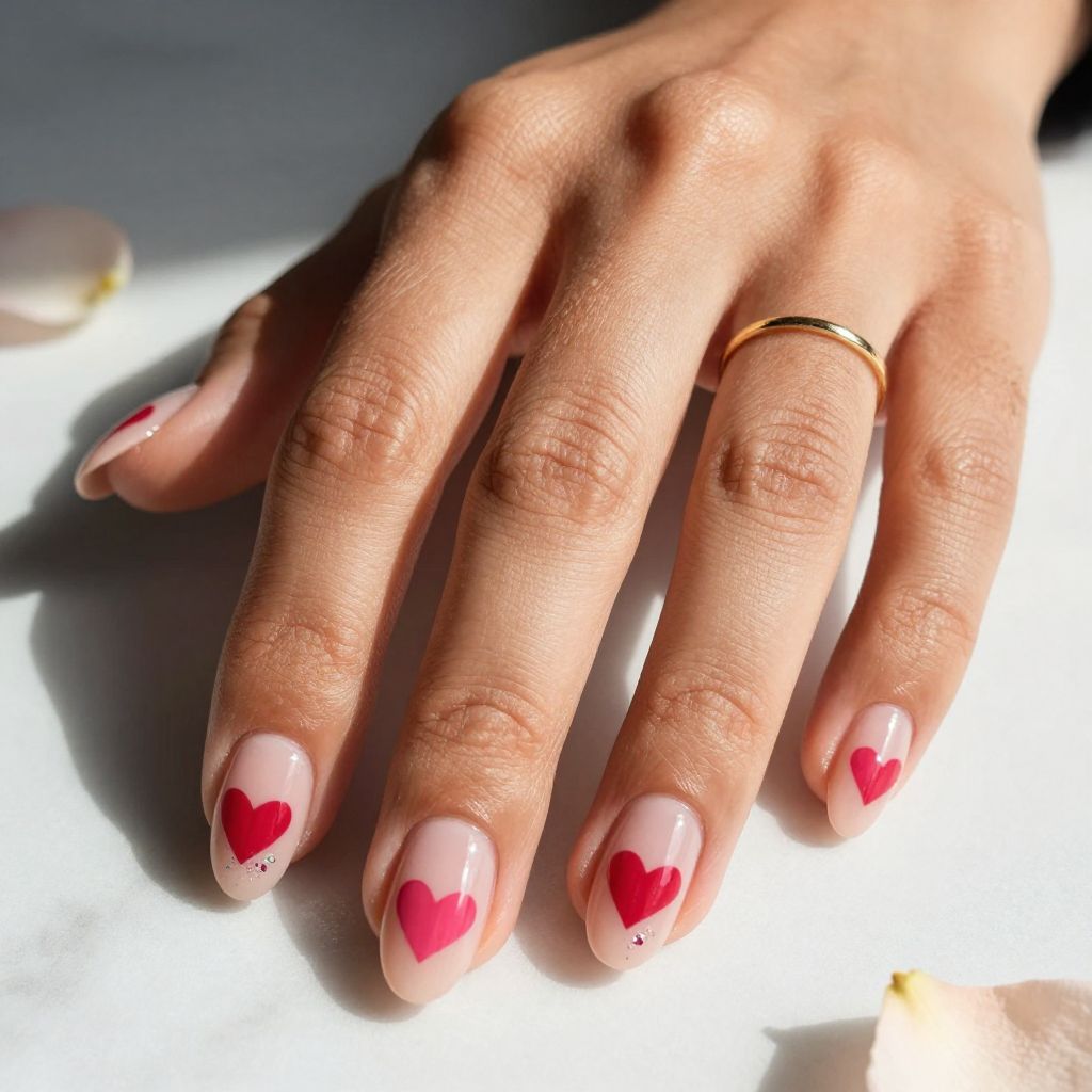 Red and Pink Heart Tips