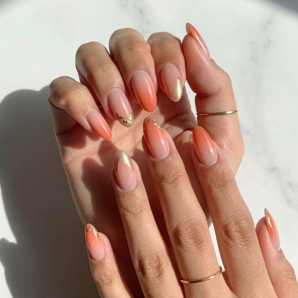 Sunset Gradient Nails