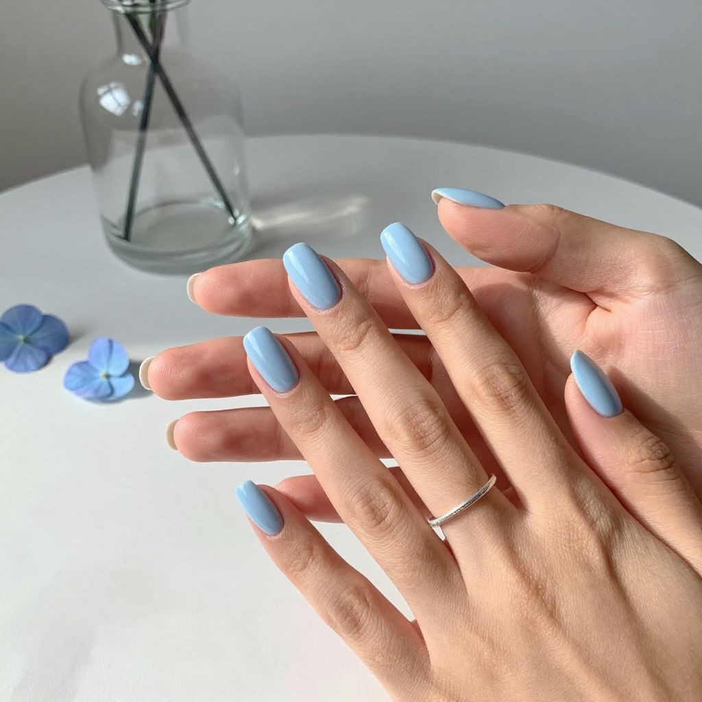 Light Blue Nail Ideas 1
