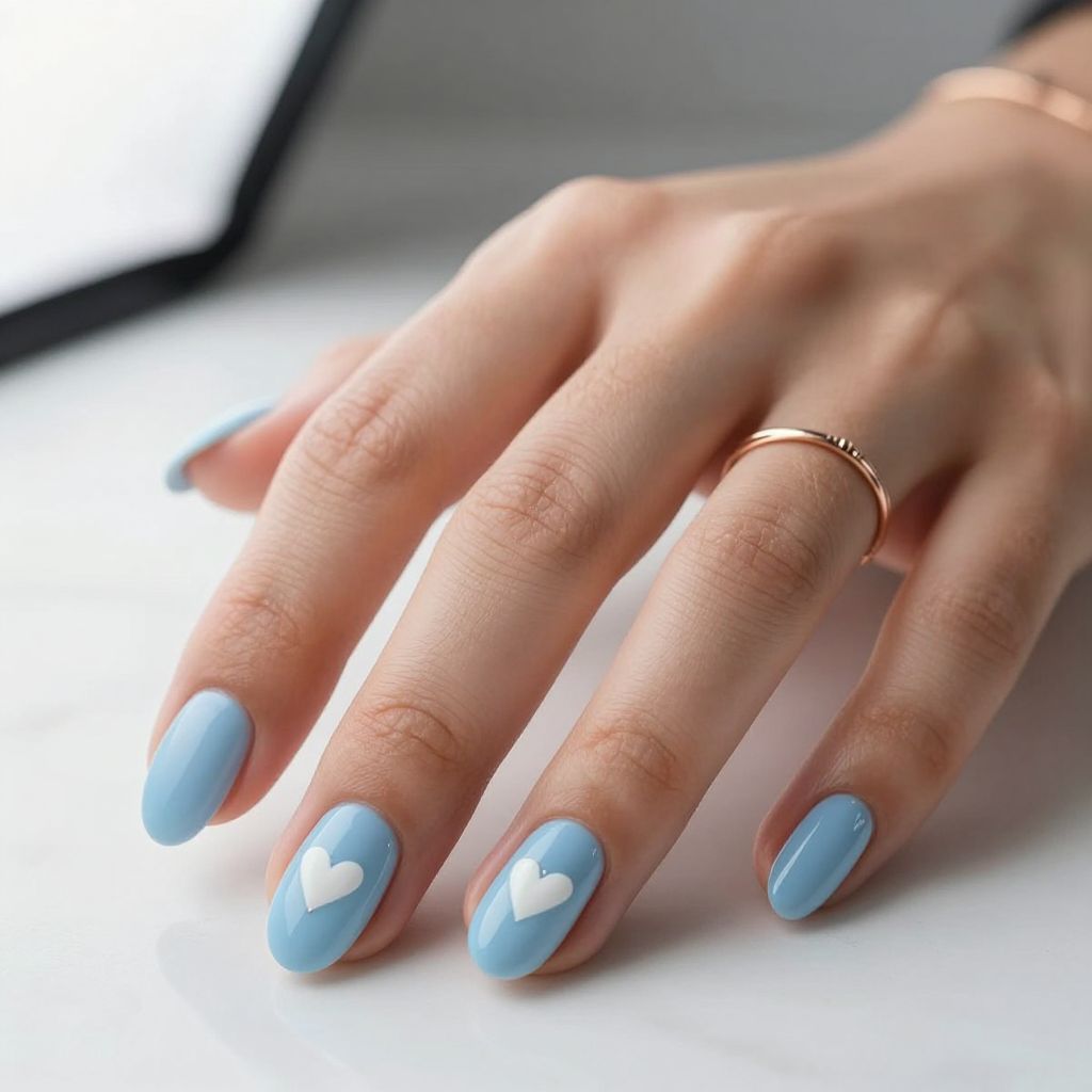 Light Blue Nail Ideas 13
