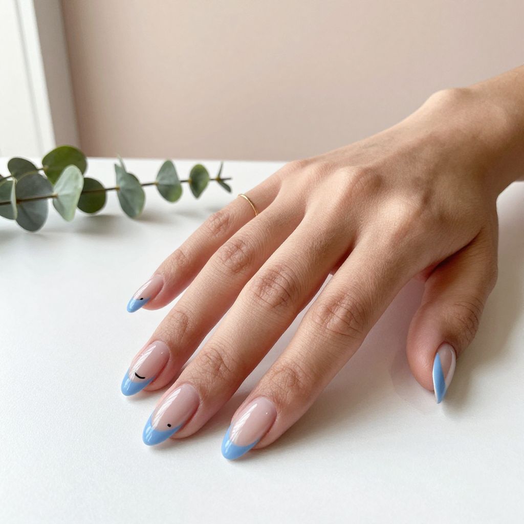 Light Blue Nail Ideas 2