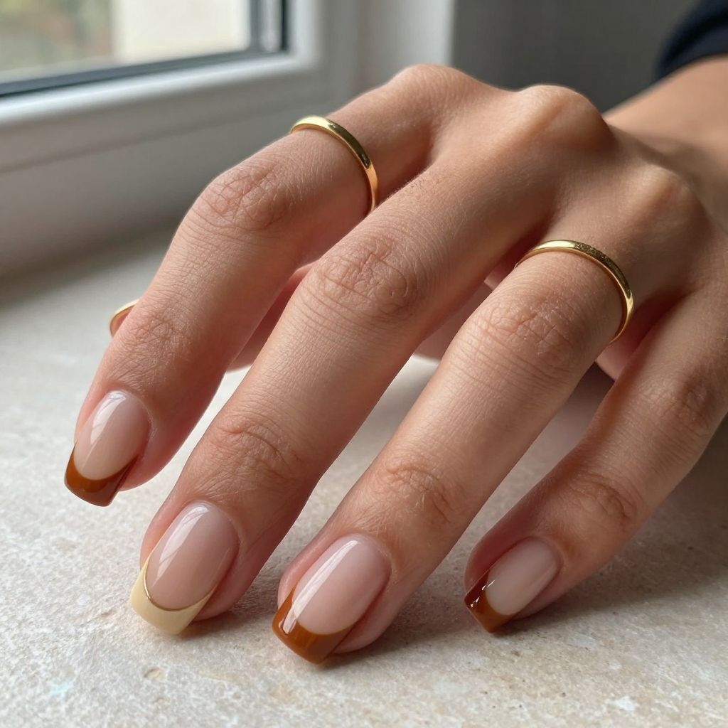Nude To Caramel Ombre