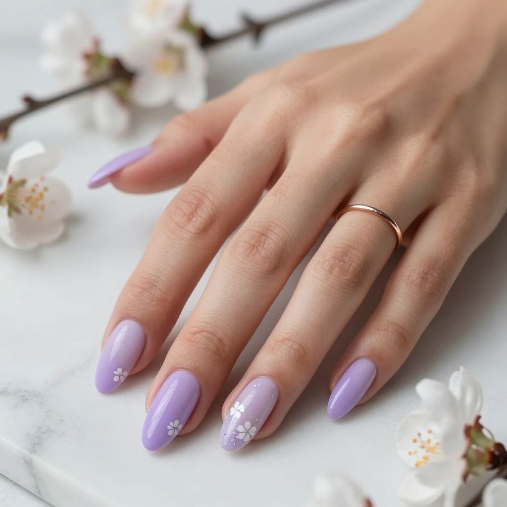 Lavender To Lilac Ombre