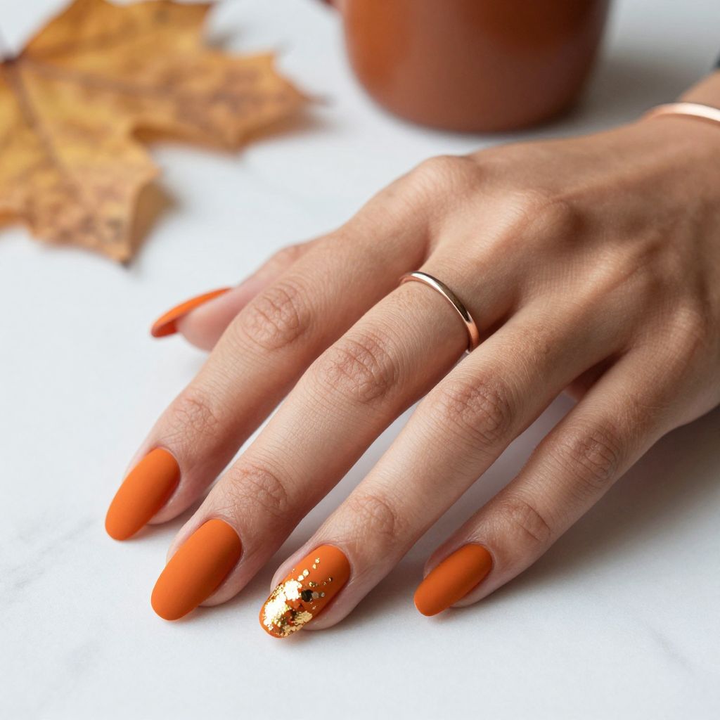 Burnt Orange Matte Coffins
