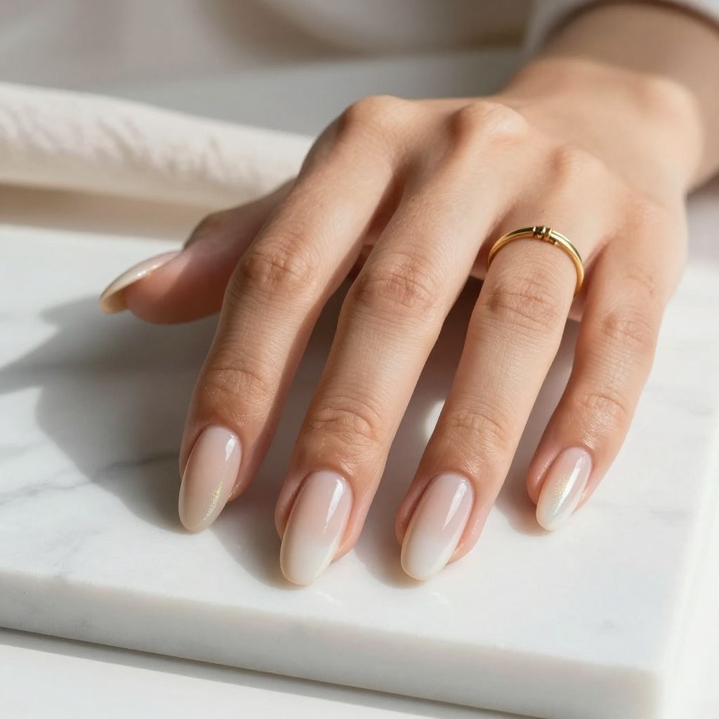 Beige French Fade Acrylics
