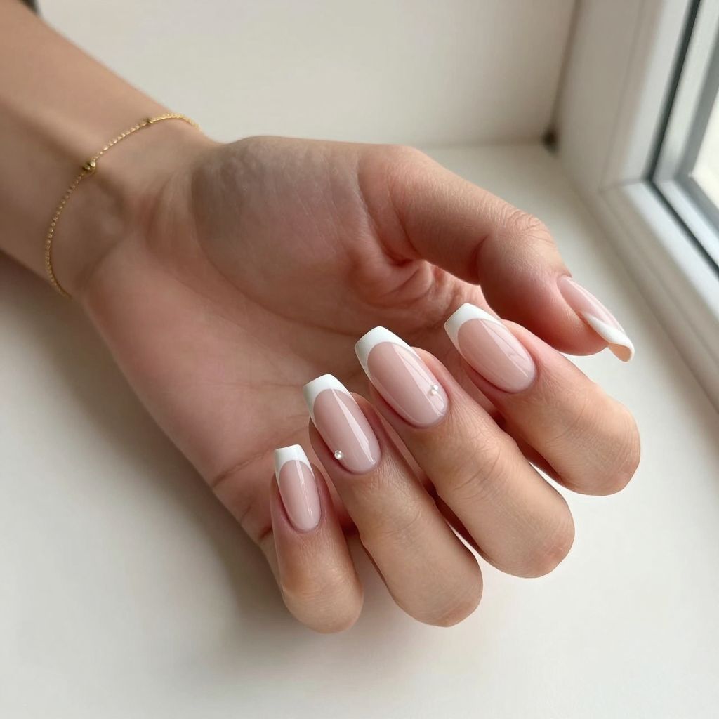 Classic French With Soft Square Tips
